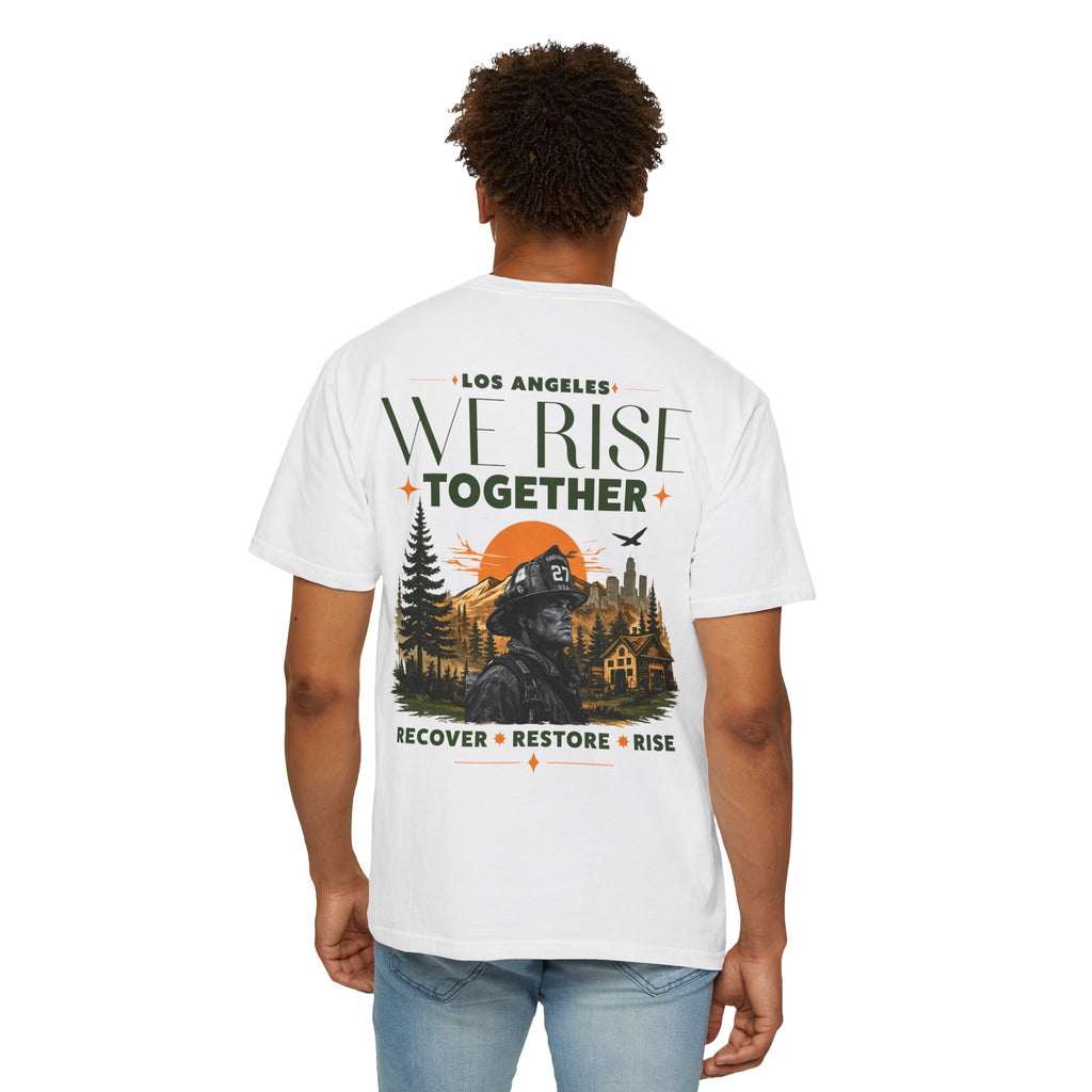We Rise Together — Los Angeles Recovery T-Shirt