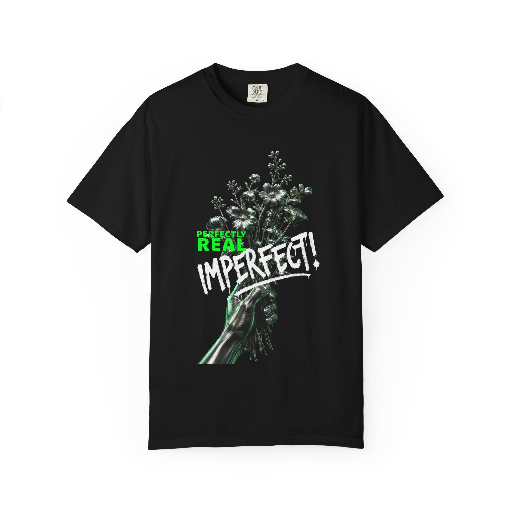 Perfectly Real Imperfect Floral Streetwear T-Shirt