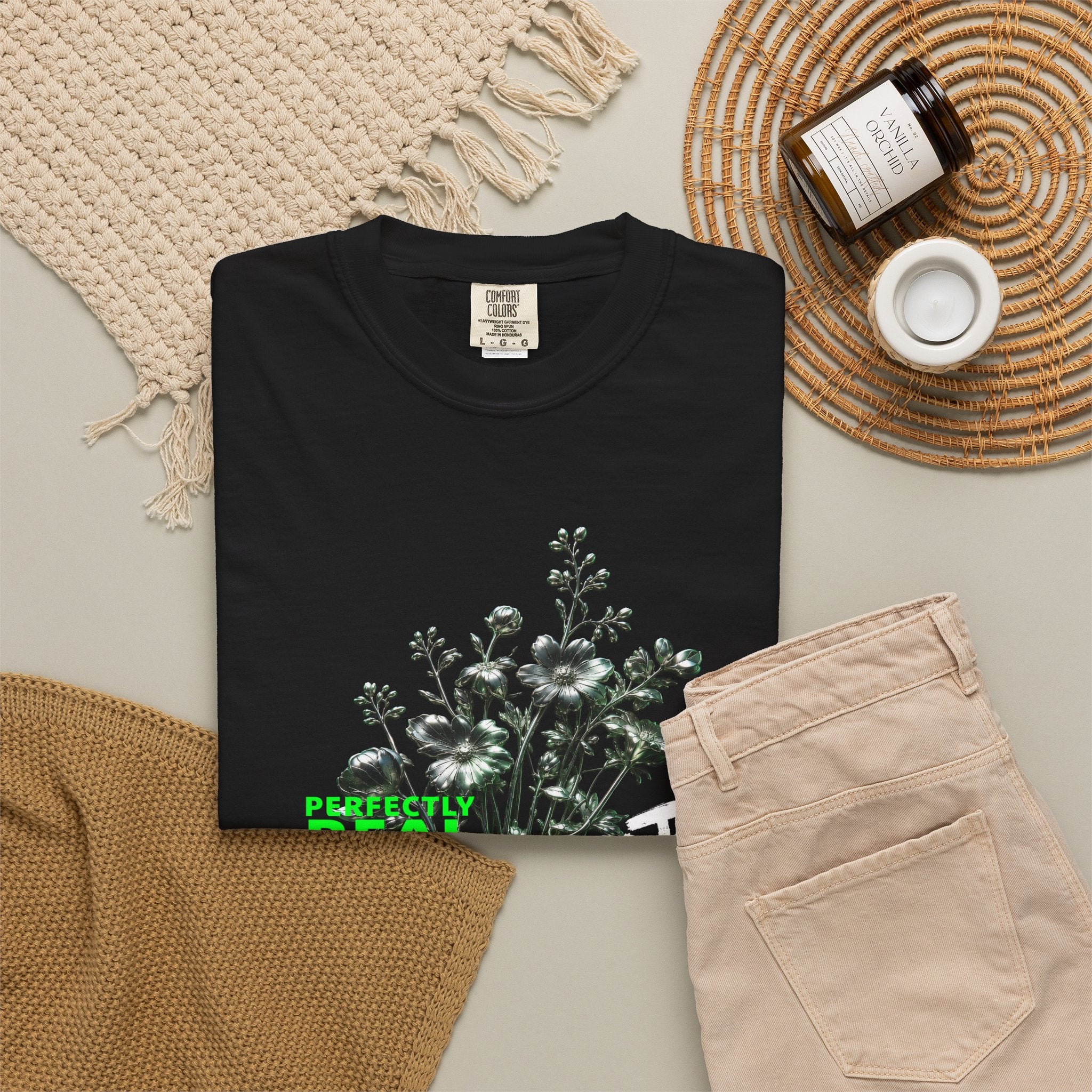 Perfectly Real Imperfect Floral Streetwear T-Shirt