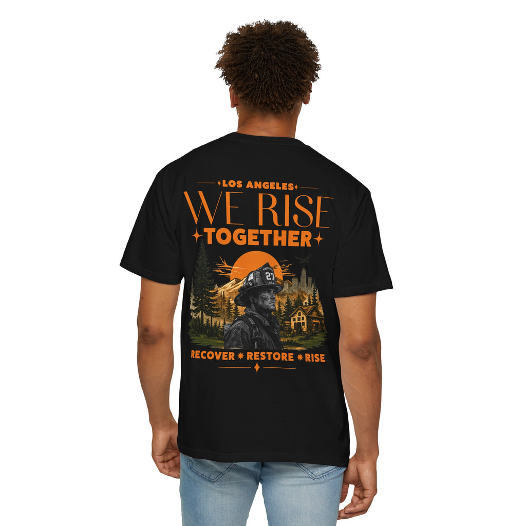 We Rise Together — Los Angeles Recovery T-Shirt