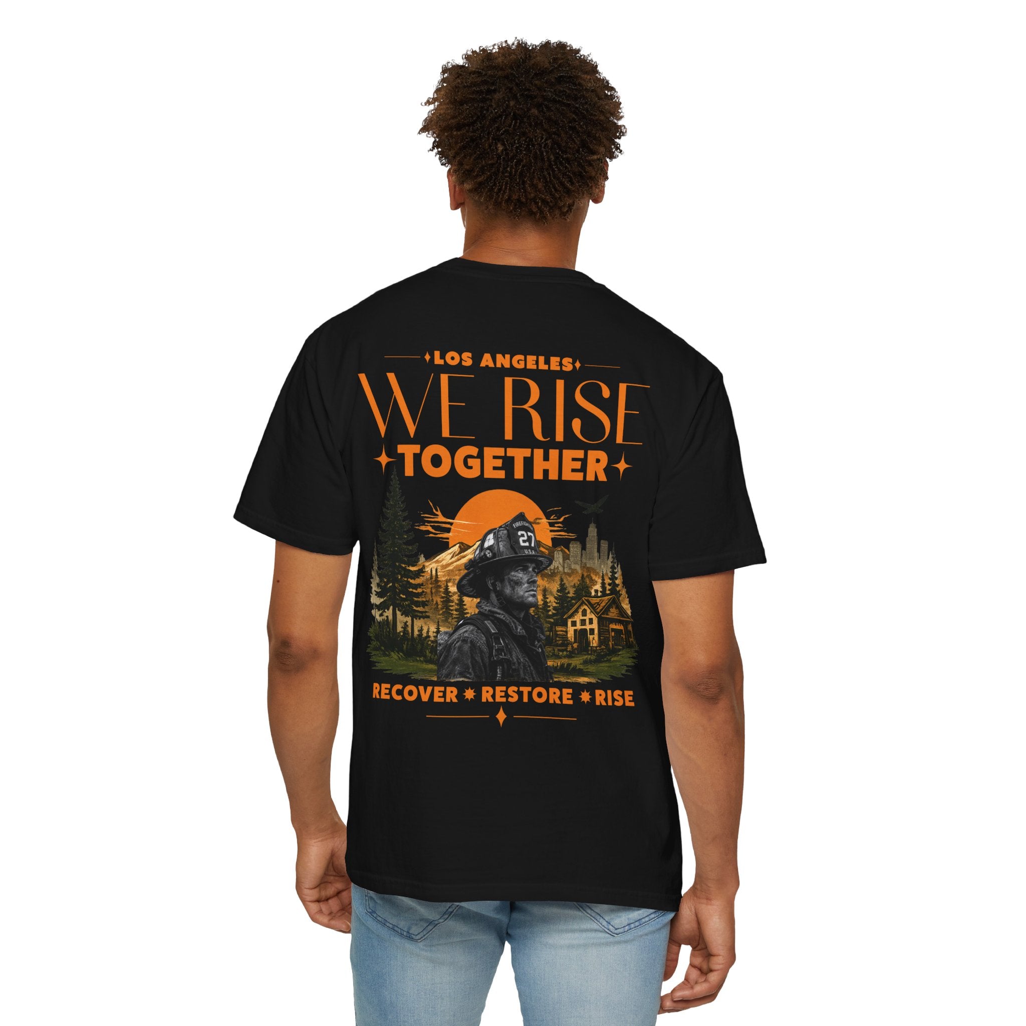 We Rise Together — Los Angeles Recovery T-Shirt