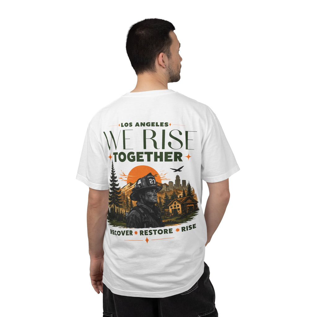 We Rise Together — Los Angeles Recovery T-Shirt