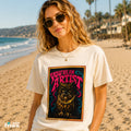 Vintage Boho Owl T-Shirt — "You're an Artist" Retro Graphic Tee for Creative Souls