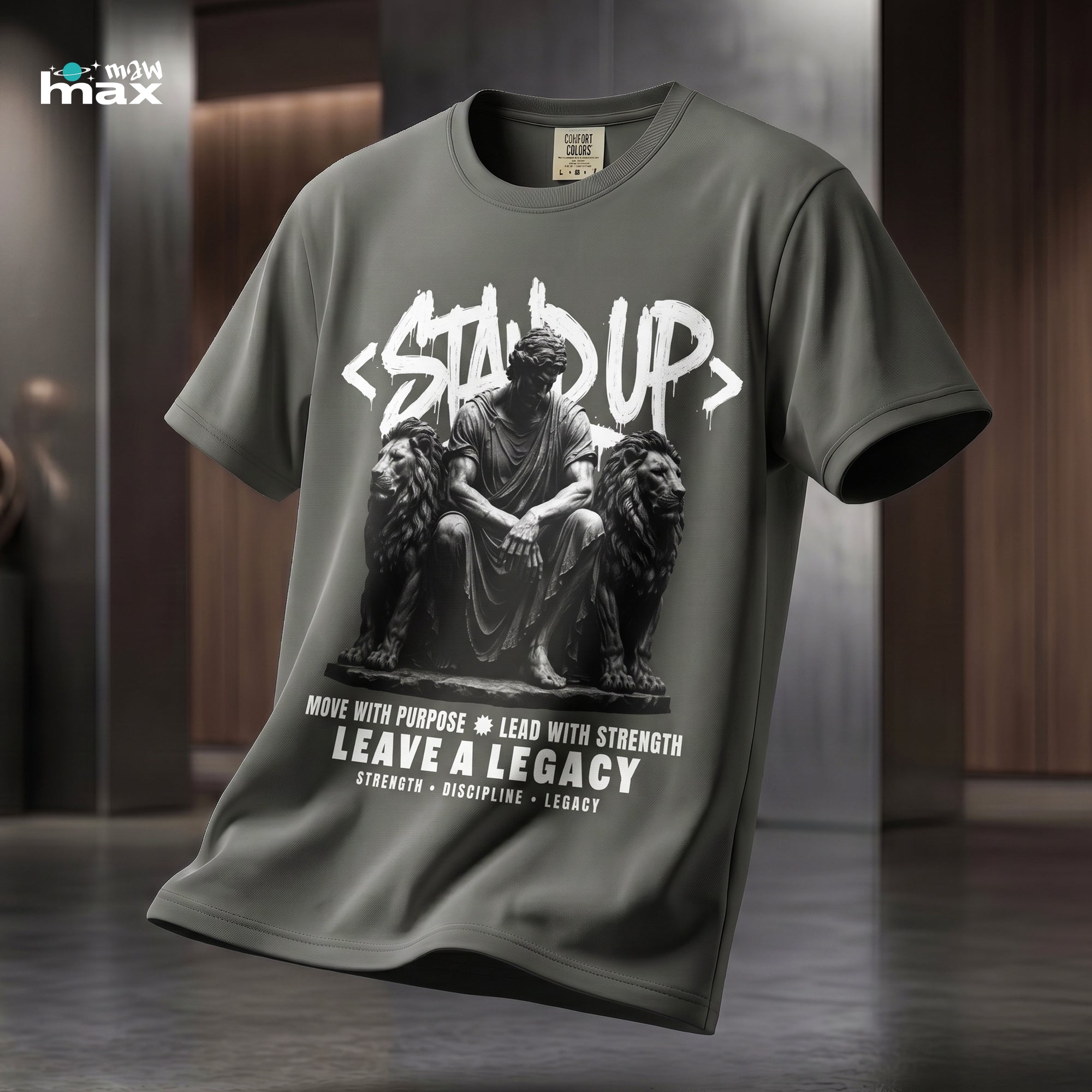 Stand Up —  Motivational Graphic T-Shirt