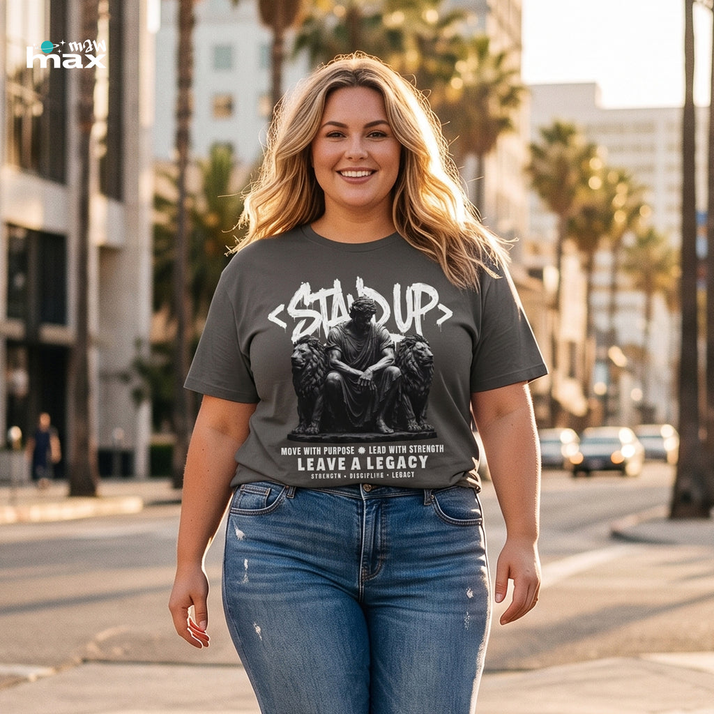Stand Up —  Motivational Graphic T-Shirt