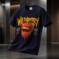 WildBerry Graphic T-Shirt — Wild Strawberry with Gold Teeth Streetwear Tee