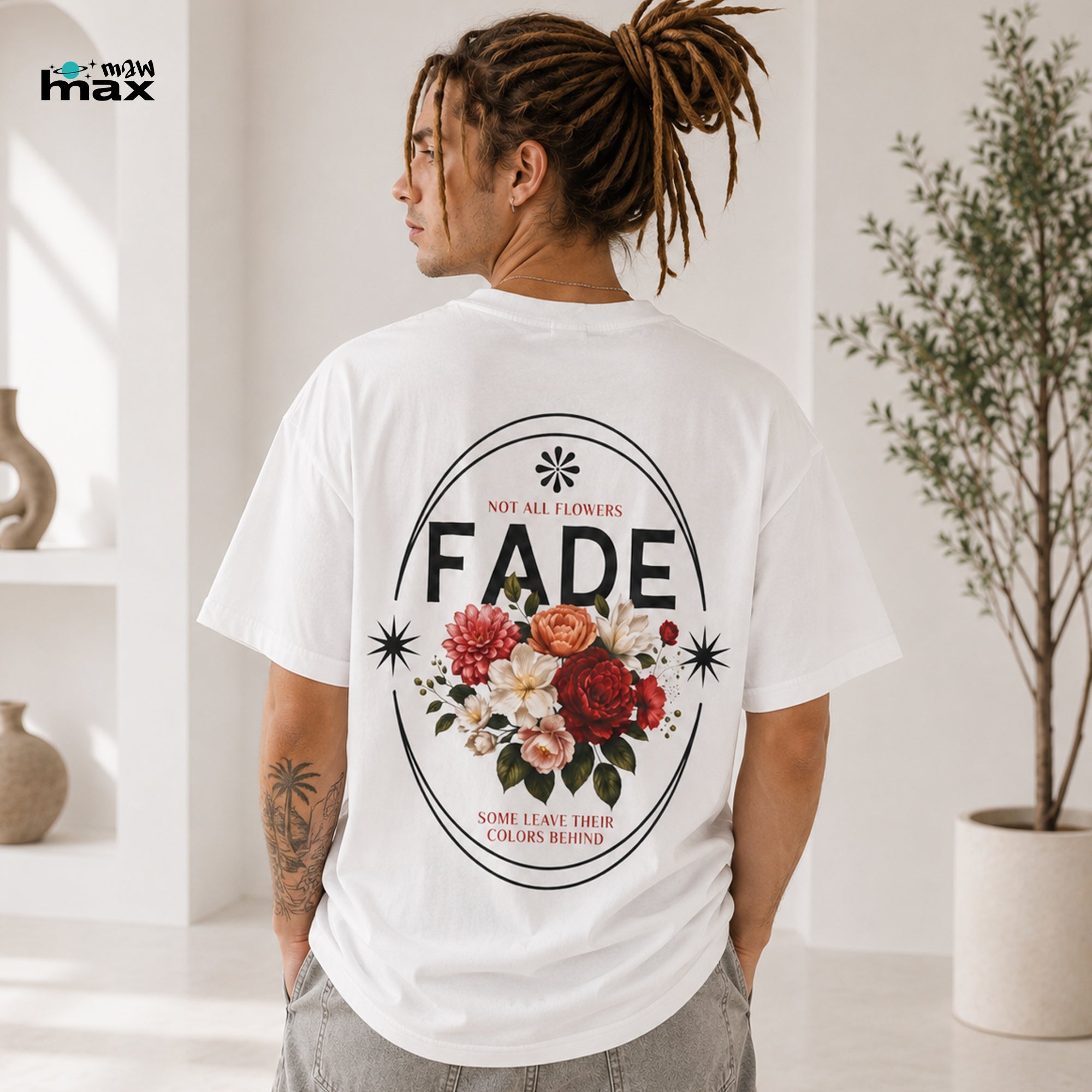 Not All Flowers Fade T-Shirt — Floral Vintage Graphic Tee