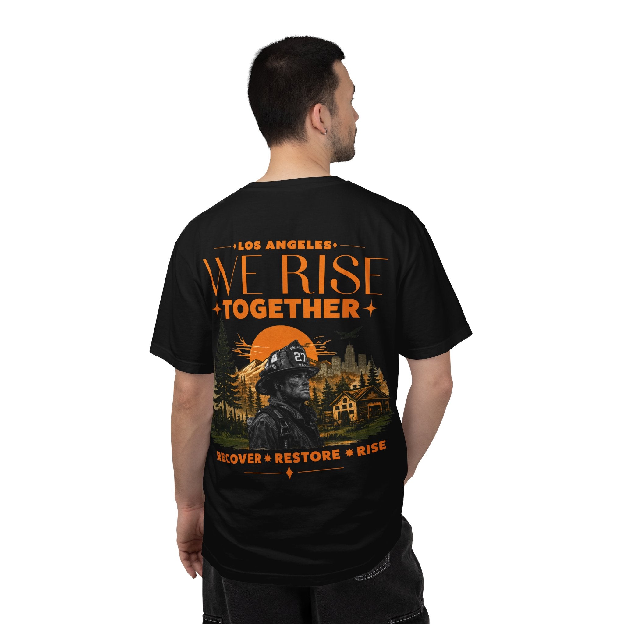 We Rise Together — Los Angeles Recovery T-Shirt